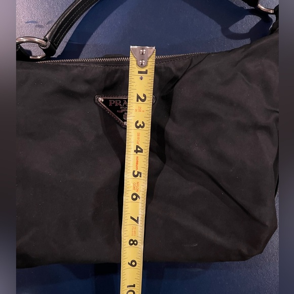 Prada Small Zip Hobo Shoulder Bag Purse - Picture 4 of 7